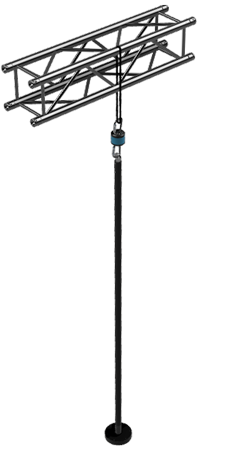 Aerial LED Dance Pole