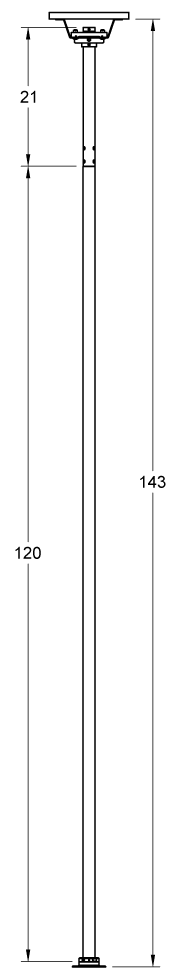 Permanent Pole Maximum Height Dimensions