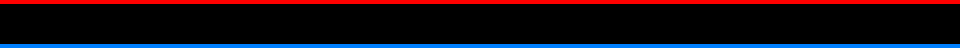 Only the first and last rows lit, red and blue, the rest black